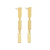 Tomfoolery Short Linear Bar Drop Earrings Clearance