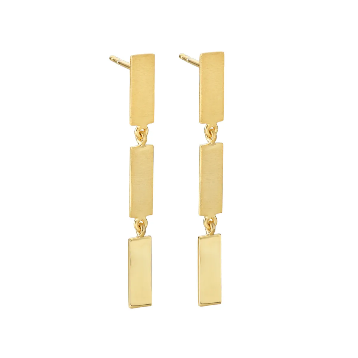 Tomfoolery Short Linear Bar Drop Earrings Clearance