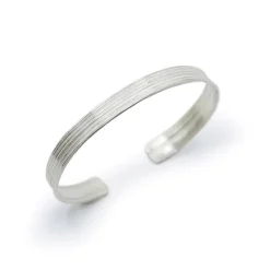 Tomfoolery Silver Absolu ‘Plain’ Wide Cuff New