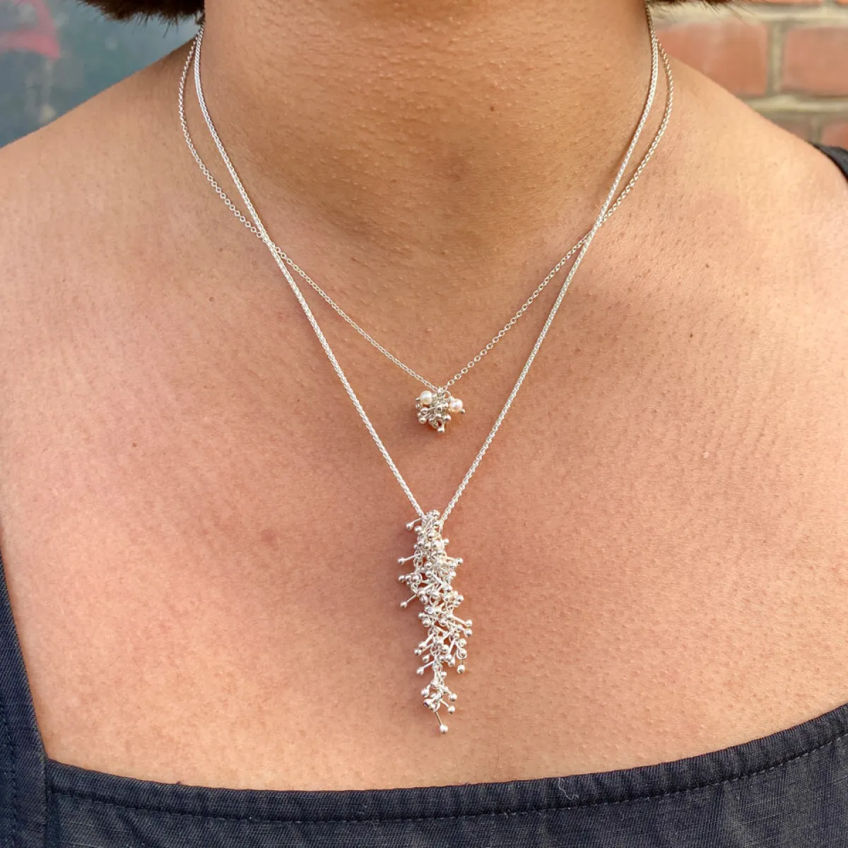 Tomfoolery Silver Adorn Pendant Clearance