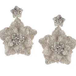 Tomfoolery Silver Beaded Primrose Earrings Discount