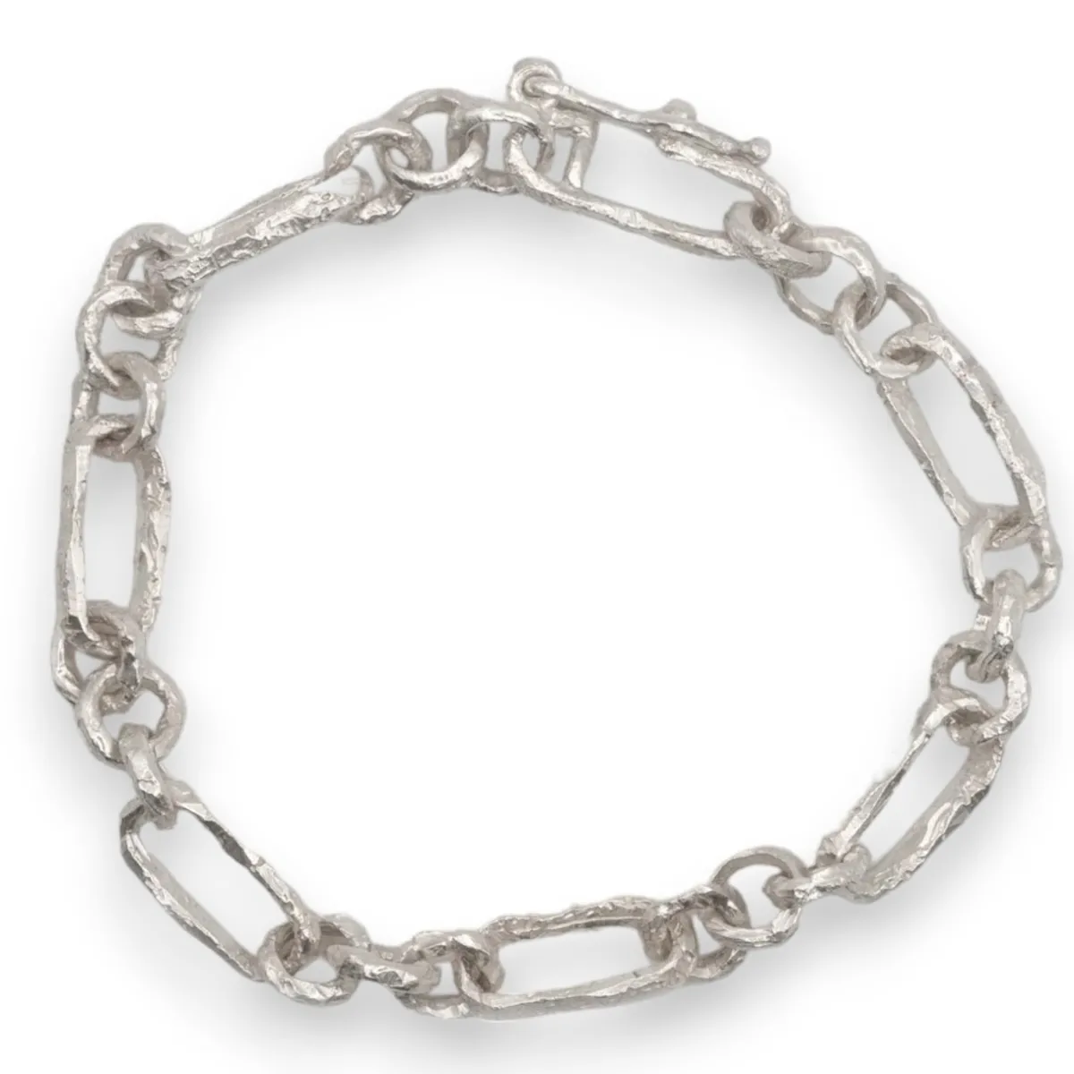 Tomfoolery Silver Chunky Tiranary Bracelet New