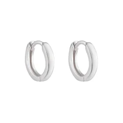 Tomfoolery Silver Fold Hoop 13mm Sale