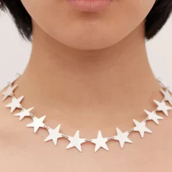 Tomfoolery Silver Galaxy Necklace Outlet