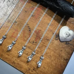 Tomfoolery Silver Hand Pendant with Diamond Sale