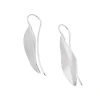 Tomfoolery Silver Leaf Earrings Outlet