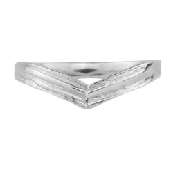 Tomfoolery Silver Lined Oak V Ring New