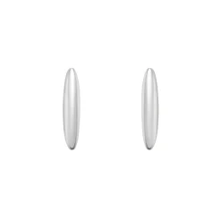Tomfoolery Silver Long Pebble Studs New