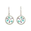 Tomfoolery Silver Mini Floral Drop Earrings in Wisdom Online