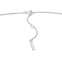 Tomfoolery Silver Modern Beaded Necklace Clearance