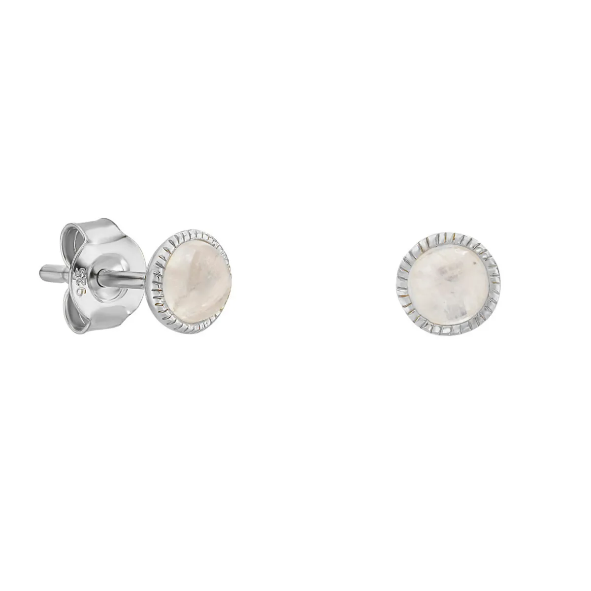 Tomfoolery Silver Moonstone Studs Hot