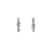 Tomfoolery Silver Oak Sliver Studs Clearance