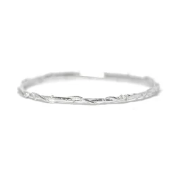 Tomfoolery Silver Ocean Bangle Clearance