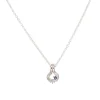 Tomfoolery Silver Ocean Necklace with Blue Sapphire New