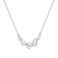 Tomfoolery Silver Pebble Balance Necklace Best