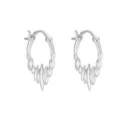 Tomfoolery Silver Pebble Hoops Best