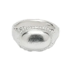 Tomfoolery Silver Relic Signet Ring New