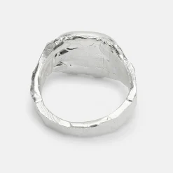 Tomfoolery Silver Relic Signet Ring New