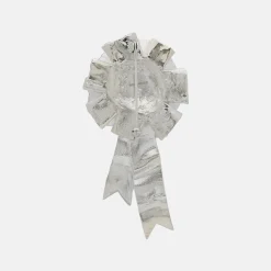 Tomfoolery Silver Rosette Brooch Discount