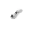 Tomfoolery Silver Sculptural Chamelle Stud Sale