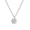 Tomfoolery Silver Seven Circle Cluster Pendant Necklace Sale
