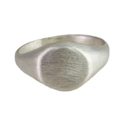 Tomfoolery Silver Signet Ring New