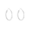 Tomfoolery Silver Sparkle Hoops Best
