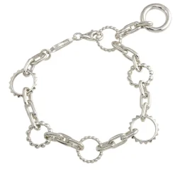 Tomfoolery Silver Spinning Chain Bracelet Online