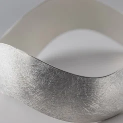 Tomfoolery Silver Wave Adjustable Cuff Discount