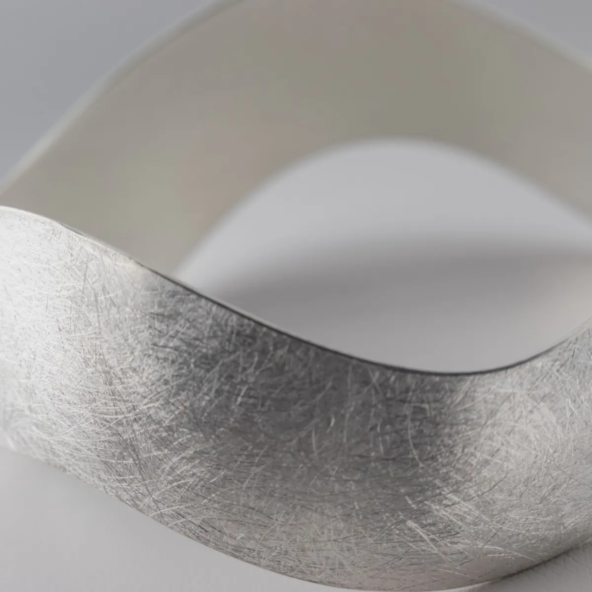 Tomfoolery Silver Wave Adjustable Cuff Discount