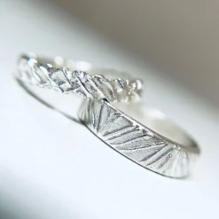 Tomfoolery Silver Woven Ring Outlet