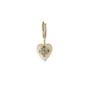 Tomfoolery Single Heart Hoop Earring Sale