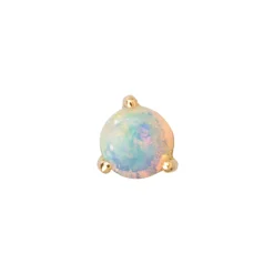 Tomfoolery Single Large Opal Stud Earring Discount