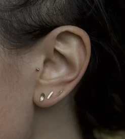 Tomfoolery Single Nugget ‘Wisp’ Earring Clearance