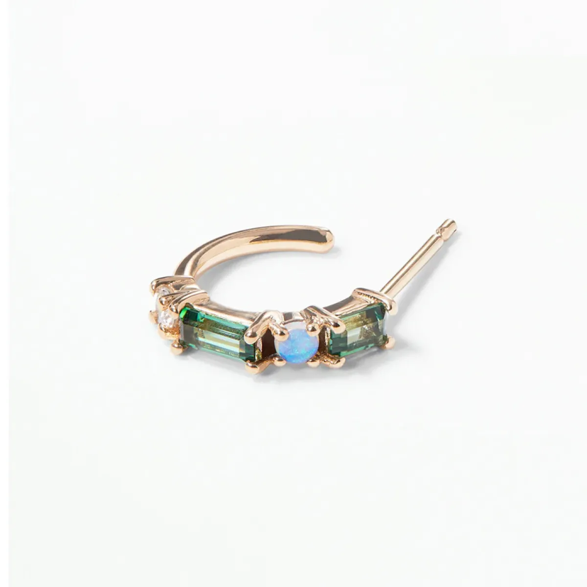Tomfoolery Single Pillar Hoop Fashion