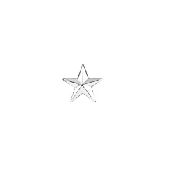 Tomfoolery Single Silver Star Stud Hot