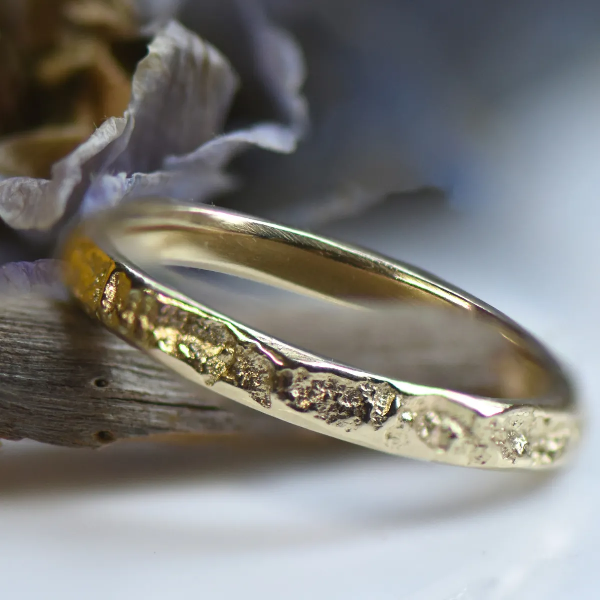Tomfoolery Skinny Hawthorne Ring in 9ct Yellow Gold Clearance