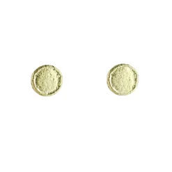 Tomfoolery Small Gold Circle Stud Earrings Sale