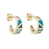 Tomfoolery Small Rainbow Hoops Discount