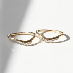 Tomfoolery Soft Curve Diamond Band Clearance