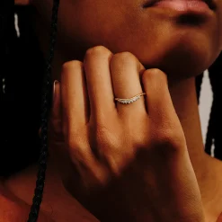 Tomfoolery Soft Curve Diamond Band Clearance