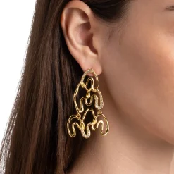Tomfoolery Solanales Crystal Chandelier Earrings Hot