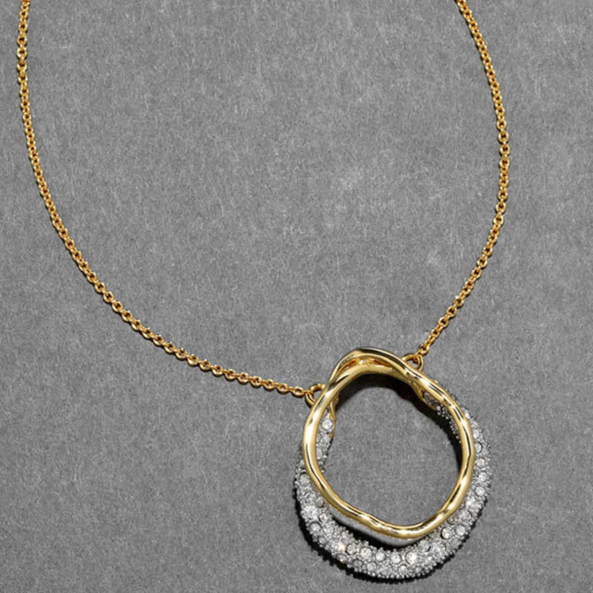 Tomfoolery Solanales Gold Crystal Orbit Necklace Best