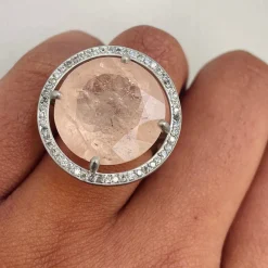 Tomfoolery Solar Eclipse Art Ring Clearance