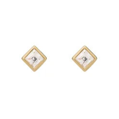 Tomfoolery SOLO Bezel Morganite Studs Outlet