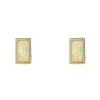 Tomfoolery SOLO Bezel Opal Studs Clearance