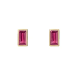 Tomfoolery SOLO Bezel Ruby Studs Clearance