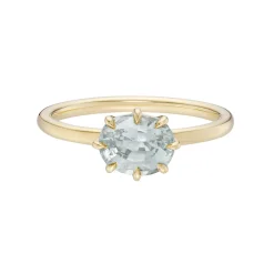 Tomfoolery SOLO East West Oval Grey Sapphire Ring Outlet