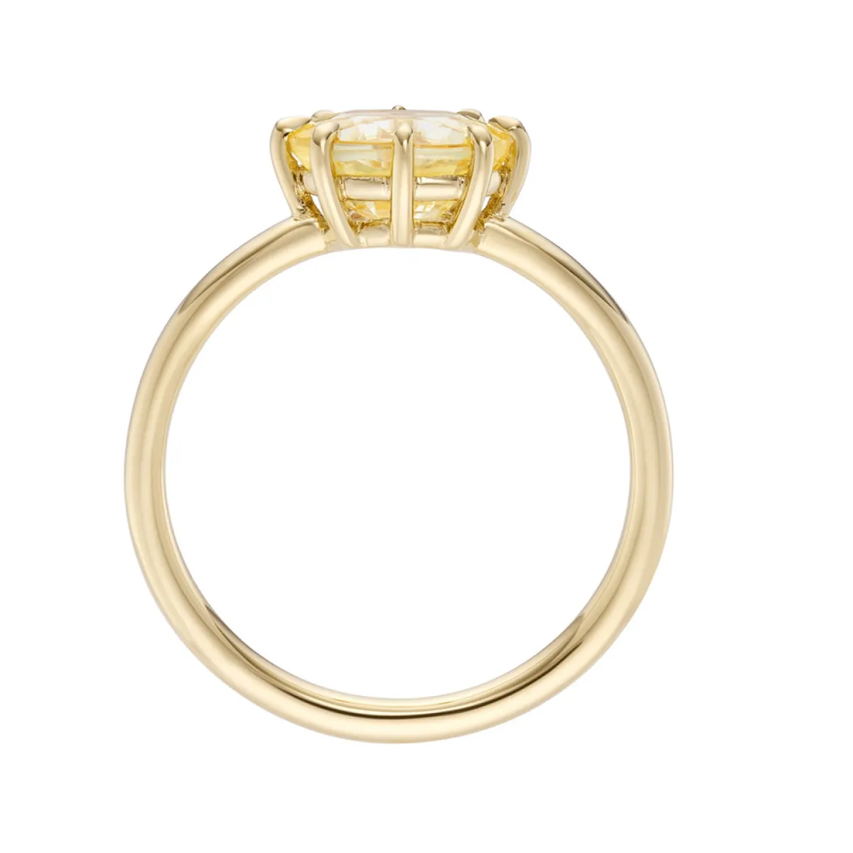 Tomfoolery SOLO East West Oval Yellow Sapphire Ring Best