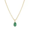 Tomfoolery SOLO Oval Emerald Pendant Sale